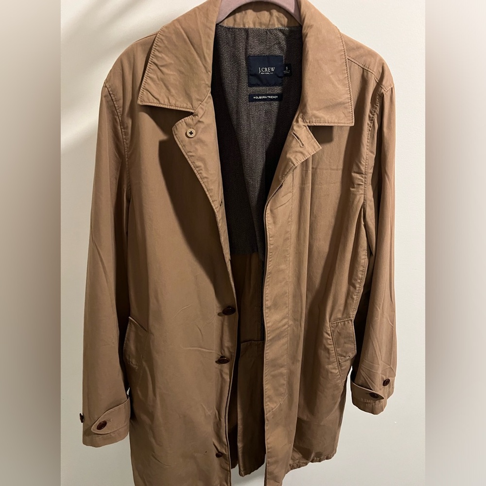 J.Crew Mens Holbrook Trench Coat